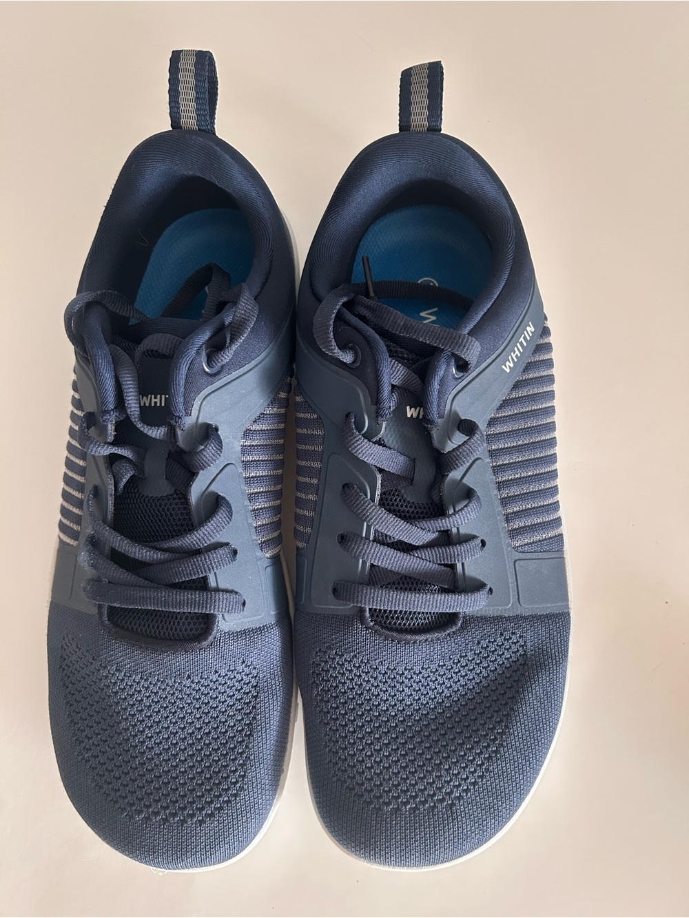 WHITIN Blue Athletic Insole with Branded Logo